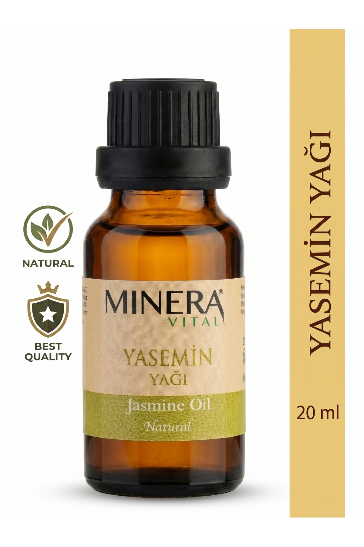 ★miu★さん専用　 Wote Jasmine エッセンシャルオイル MİNERA VİTAL Yasemin Yağı 20 ml (Jasmine Oil) Damlalıklı Cam Şişe
