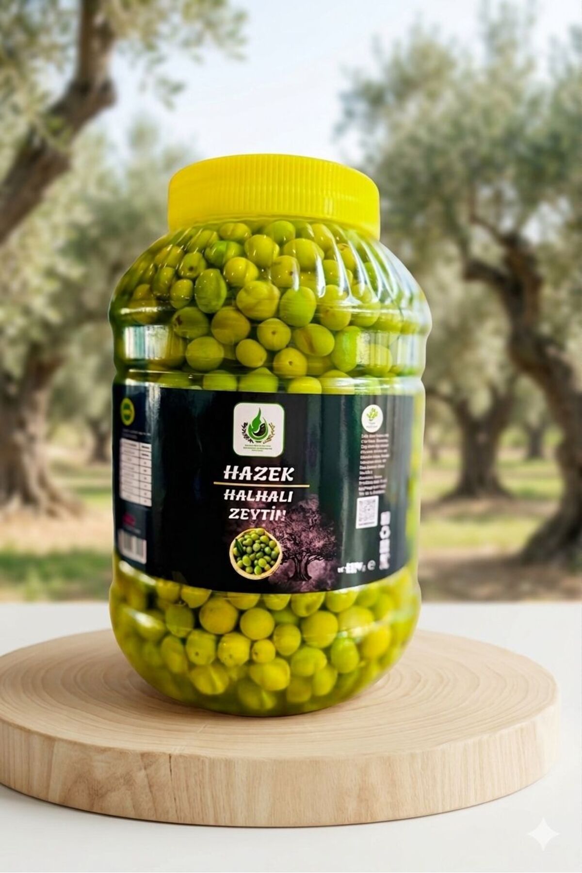 koheeeiheeei HAZEK KADIN KOOPERATİFİ Halhalı Zeytin 1000 gr Pet Kavanoz