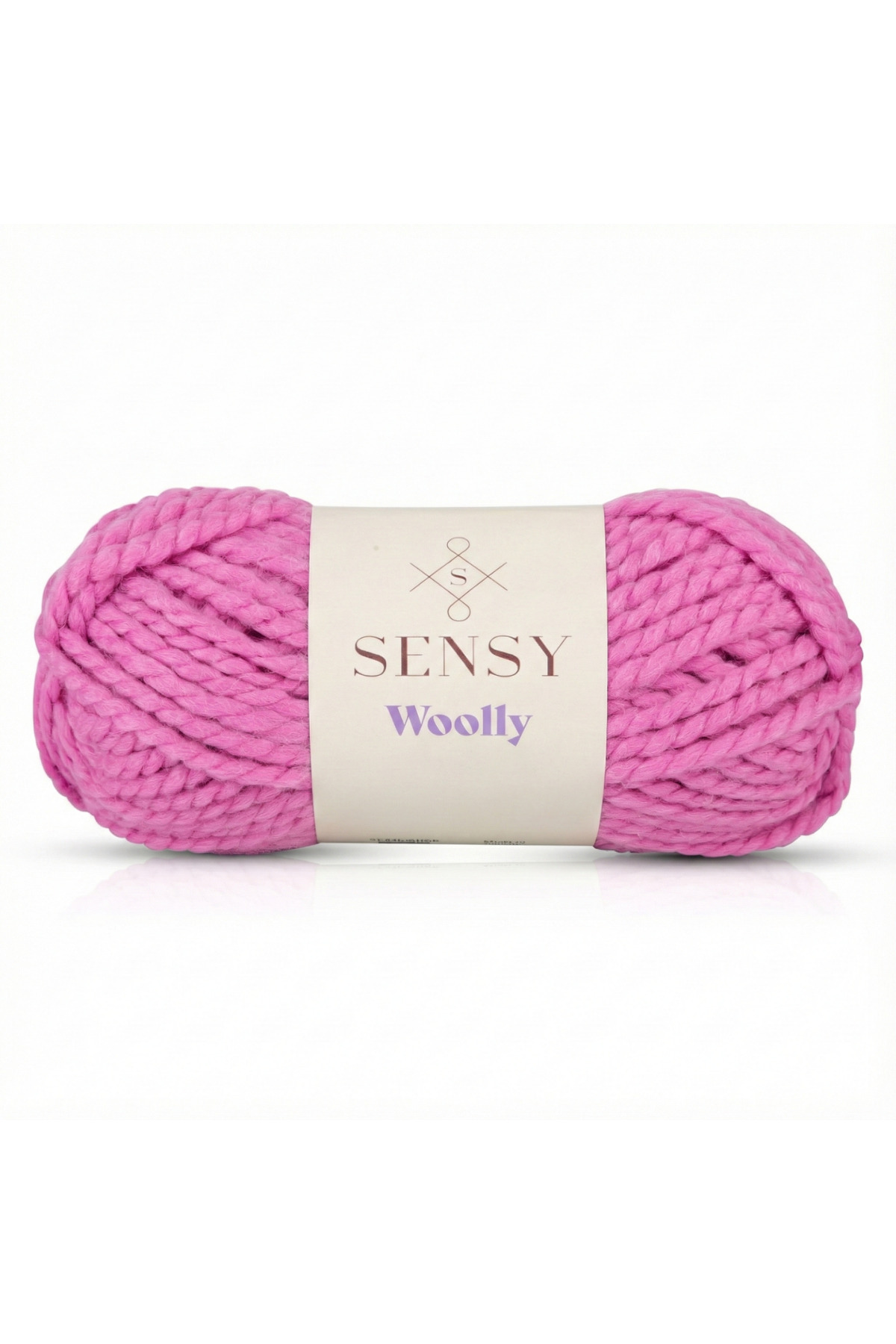 Premium Woolly Hand Knitted Drawstring Scarf Beanie Hat Rope Poncho Drawstring Cardigan Yarn Pink