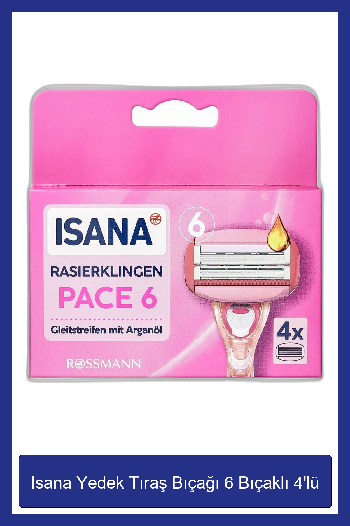 ISANA Yedek Tıraş Bıçağı 6 Bıçaklı 4
