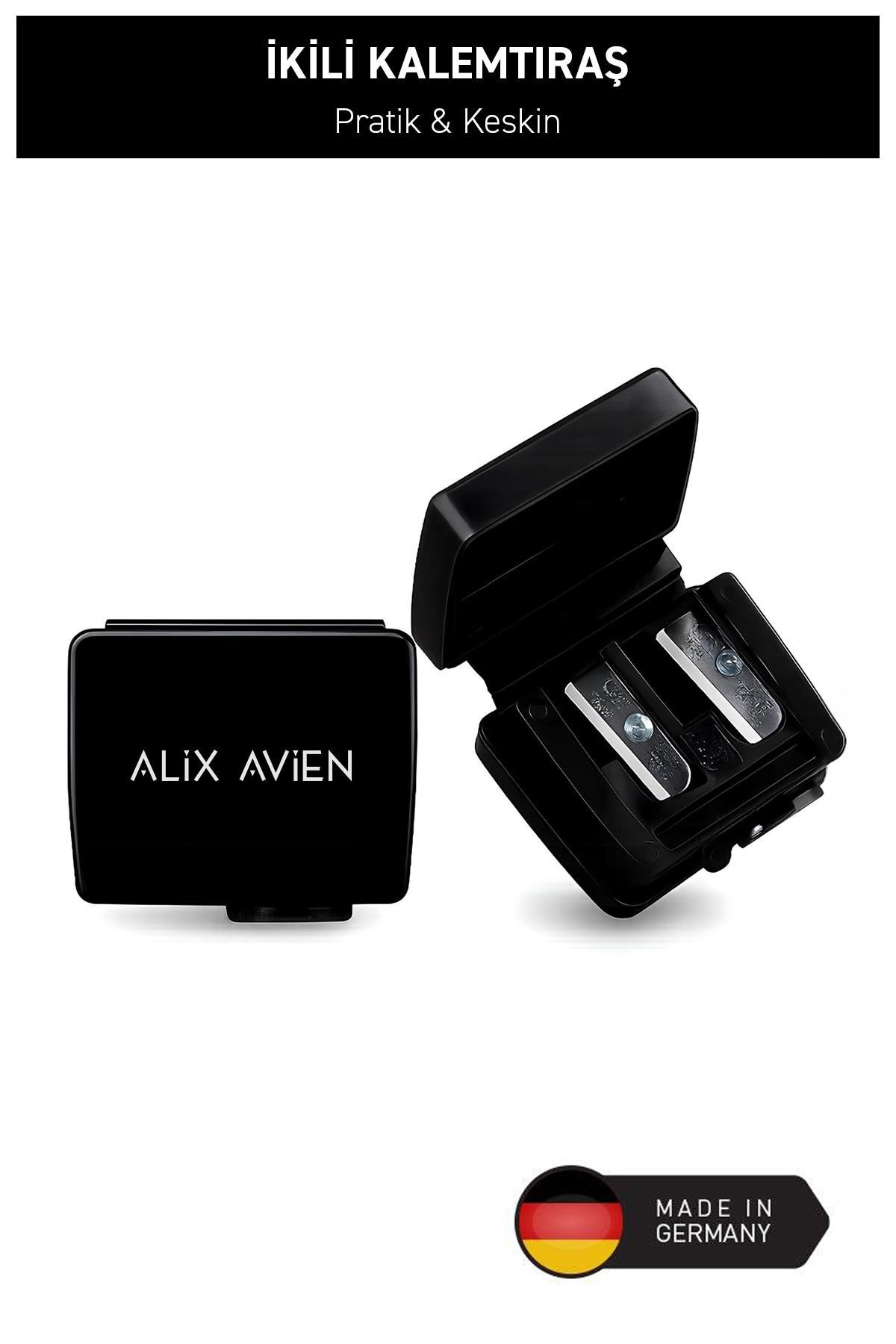 Alix Avien Keskin Bıçaklı İkili Kalemtıraş - Dual Cosmetic Pencil