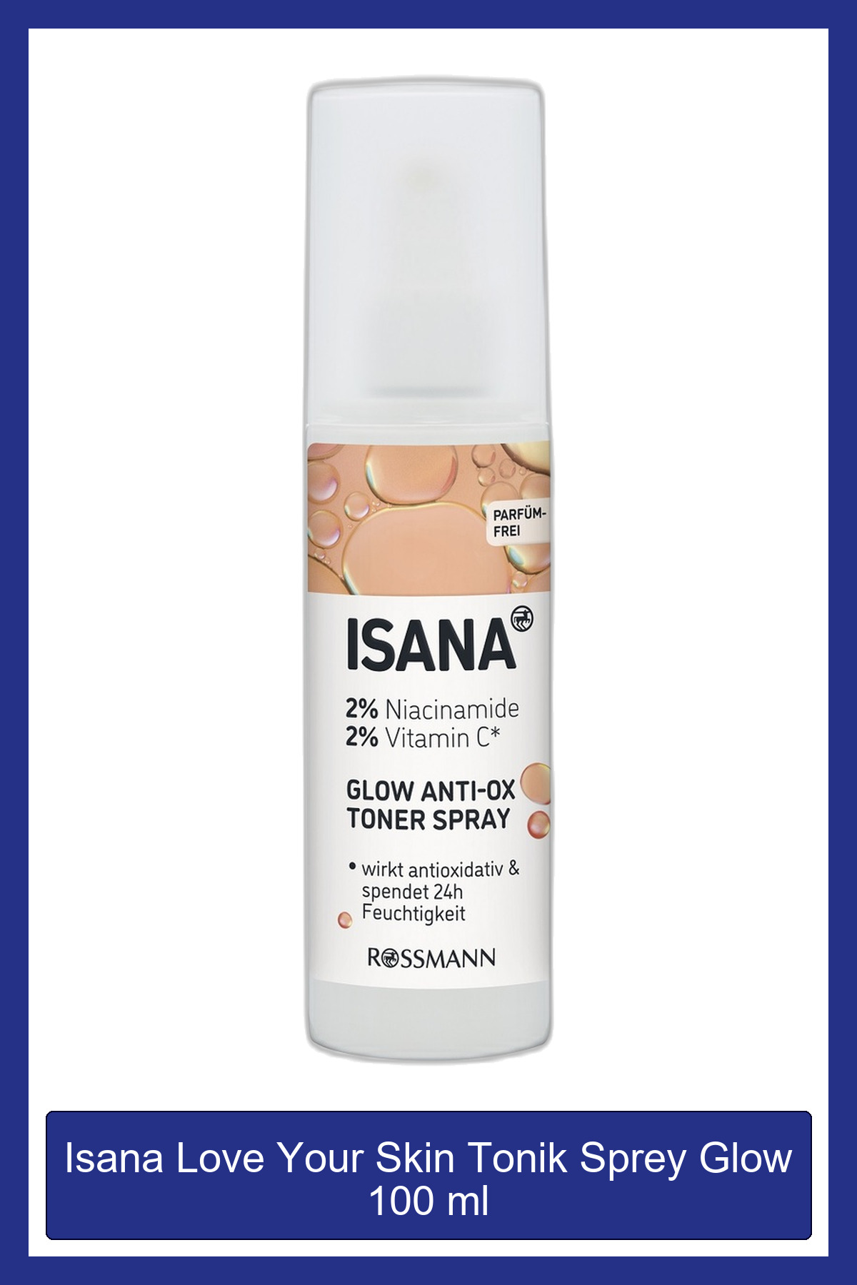 ISANA اسپری تونیک براق کننده پوست Love Your Skin حجم ۱۰۰ میلی لیتر — SR24080395
