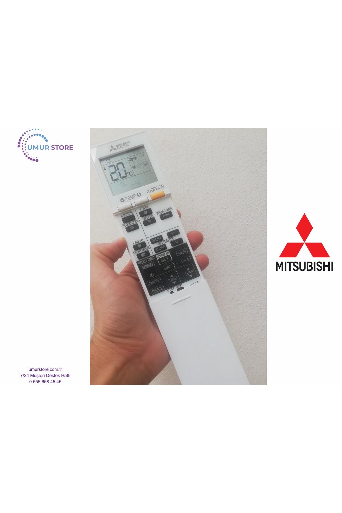 Genel Markalar Mitsubishi Electric Klima Kumandası
