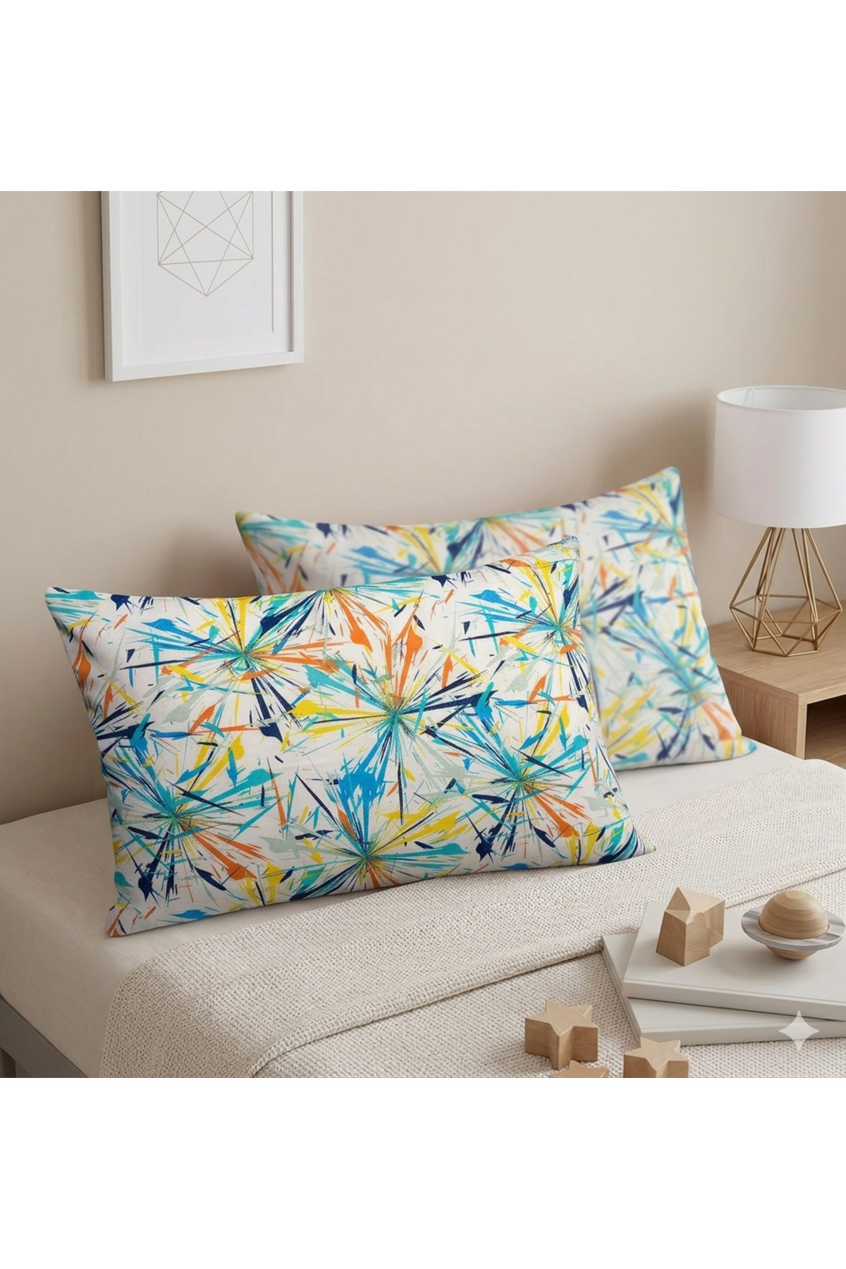 2pcs Cotton Pillowcase
