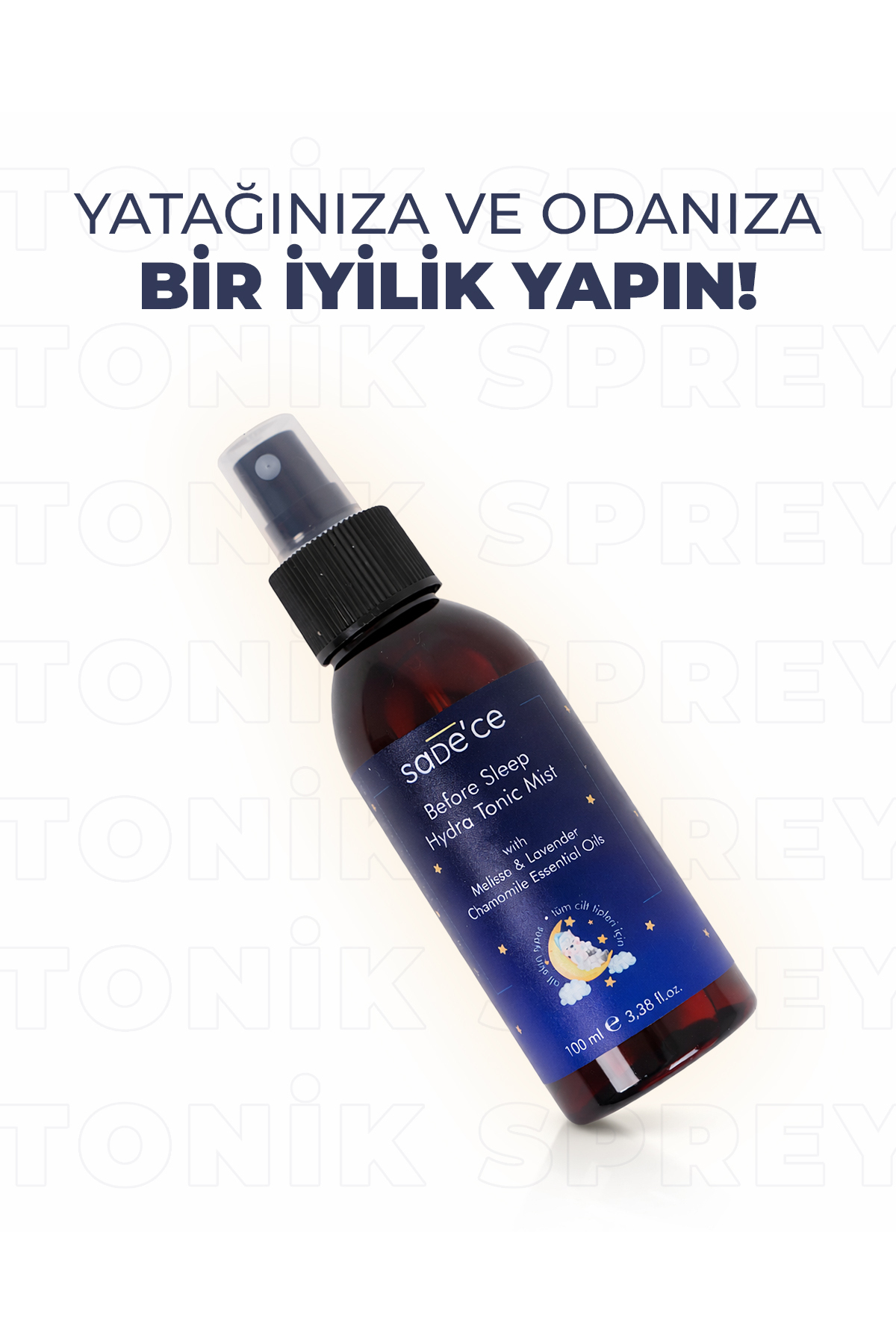 Sade’ce Before Sleep Hydra Uyku Destekleyic Yastık Spreyi — 8684207304080 — تصویر 2 از 4