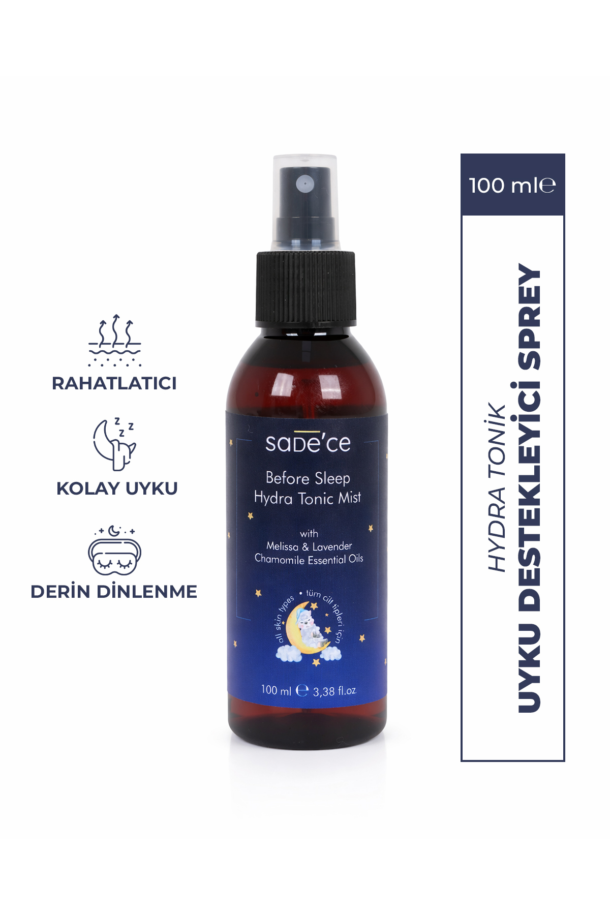sade'ce Sade’ce Before Sleep Hydra Uyku Destekleyic Yastık Spreyi — 8684207304080