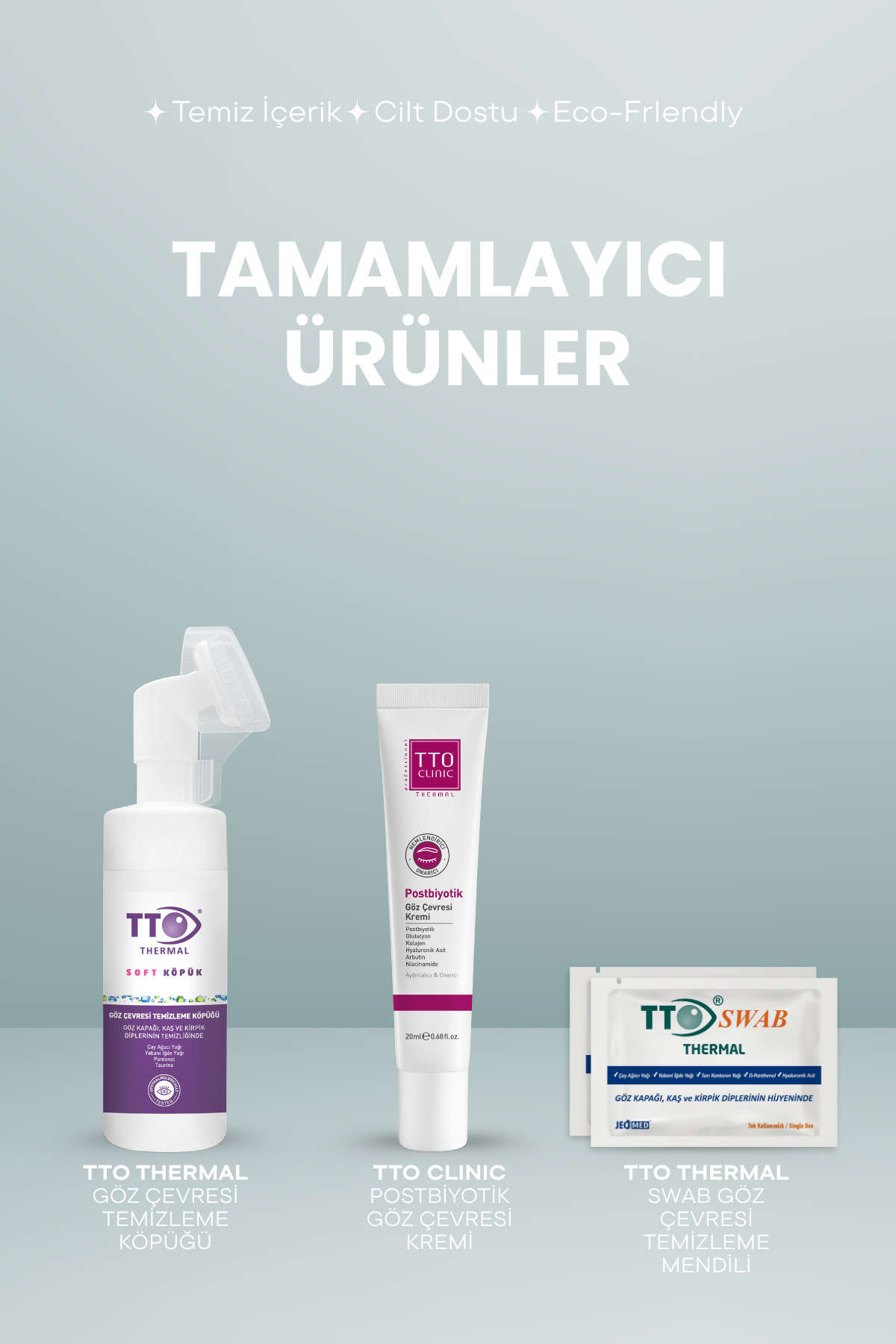 Göz Çevresi Şampuanı Nazik ve Nemlendirici 125 ml Kolajen ve Çay Ağacı Yağı — 8680145081755 — تصویر 6 از 6