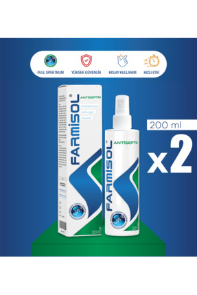 Farmisol Kişisel Kullanım Antiseptiği 200ml - 2 Adet