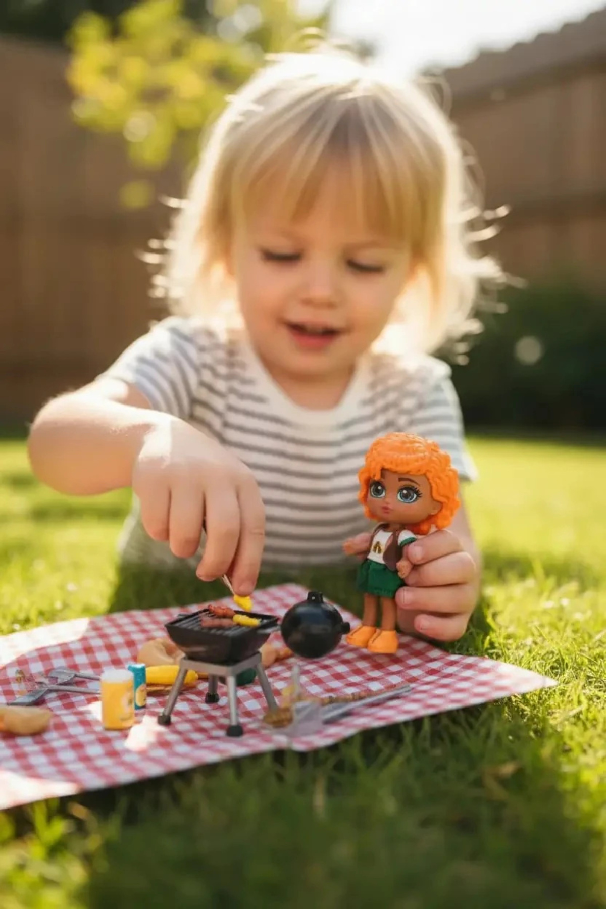 Miniso Little Corner Picnic Party Mini Bebek ve Mangal Seti