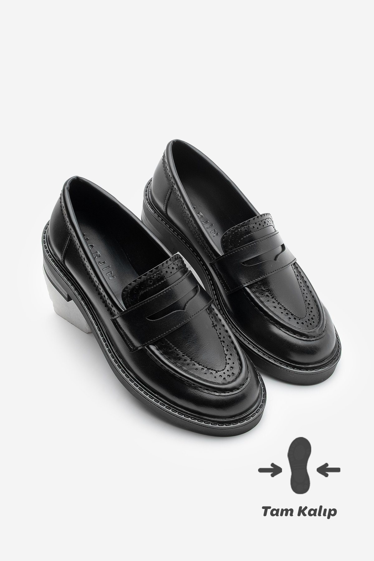 Women's Loafer Moccasin Casual Shoes Tornus Black