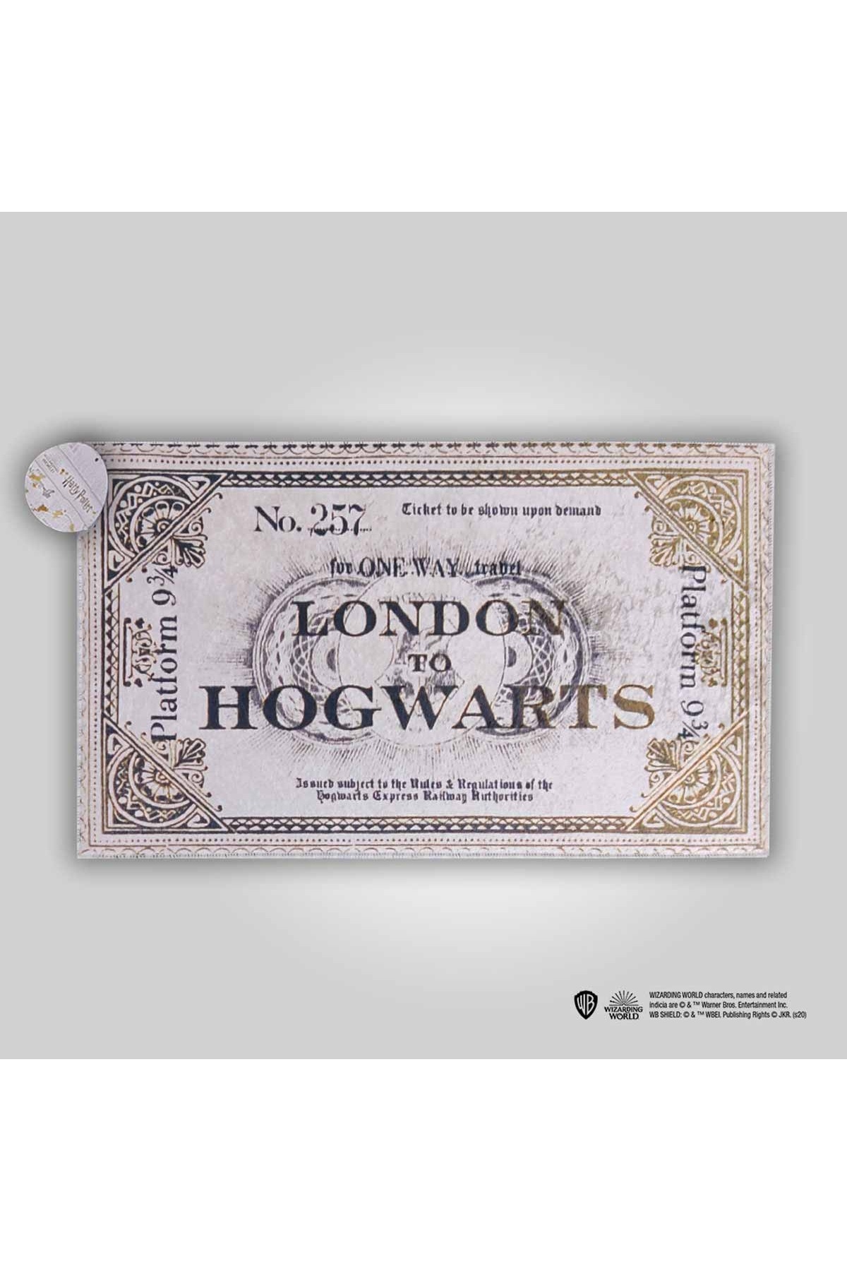 Harry Potter Platform Nine Three Quarter Ticket Mat