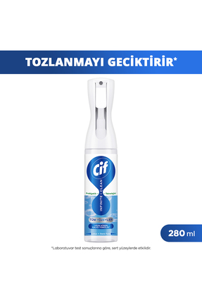 Cif Infinite Clean Doğal Probiyotikli Anti Toz Sprey Tüm Yüzeyler İçin Lotus ...