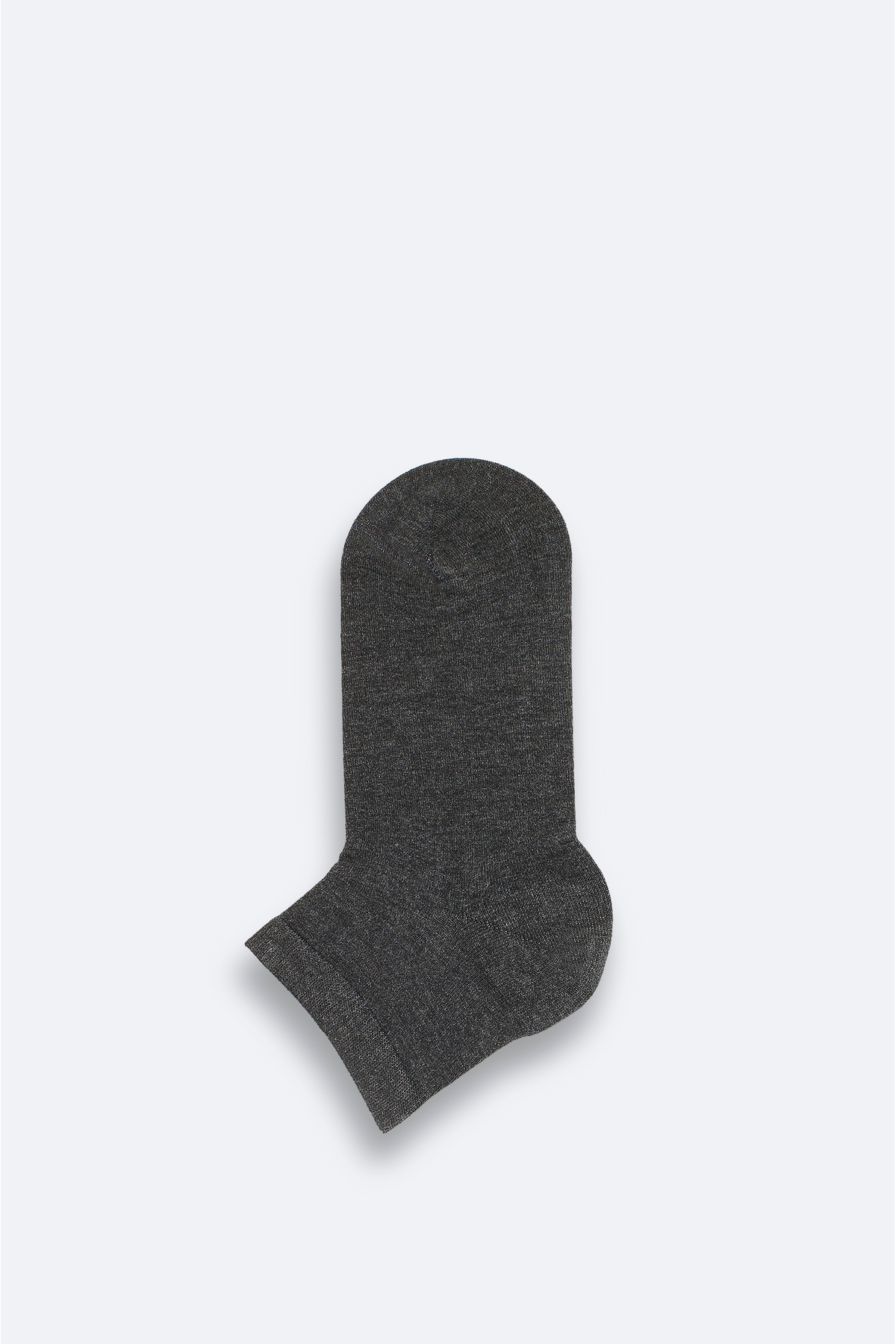 Men's Anthracite Cotton Booties Socks B008556