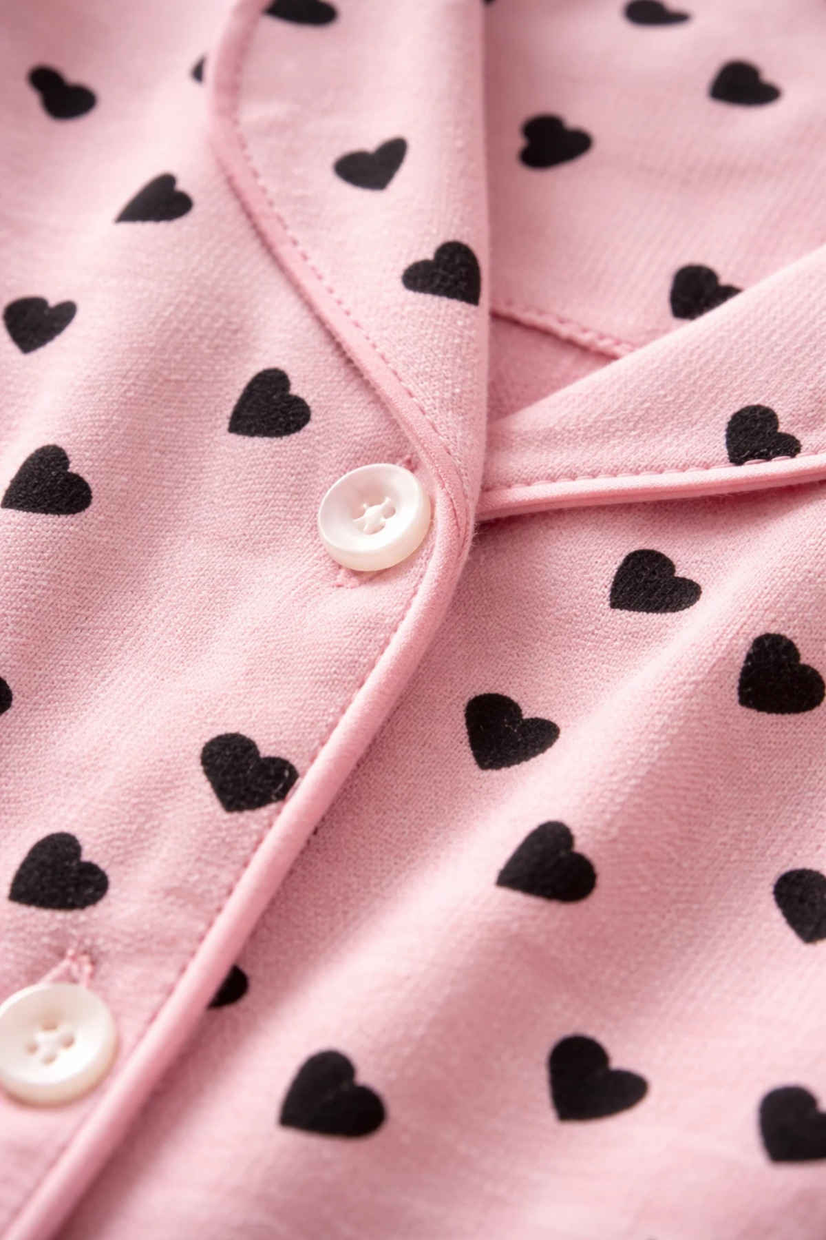 Sude HOMEWEAR  KADIN GÖMLEK DESENLİ KISA KOL PİJAMA TAKIMI - Görsel 4