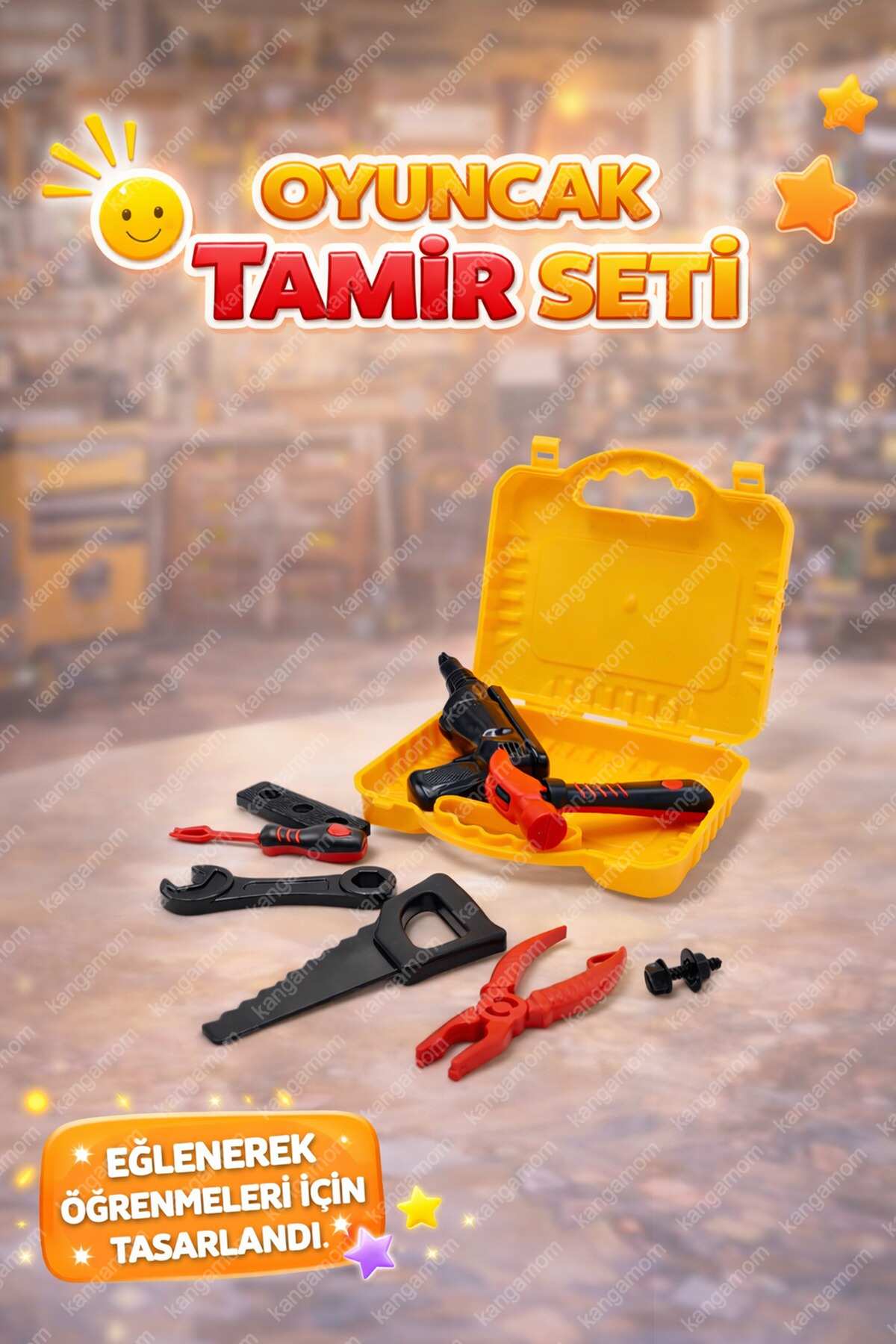 Heroes Çantalı Tamir Seti Oyuncak - Eğitici Öğretici Teknik Servis