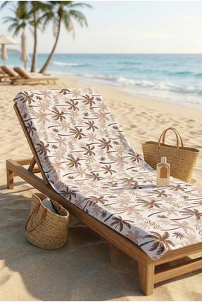 Loselya Tropical Breeze Kahverengi Plaj Havlusu 70 x 150 cm