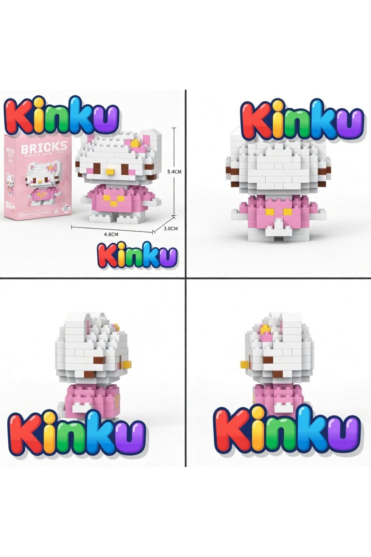 Boxed Block-Puzzle- Puzzle-3D Intelligence Enhancer -Mini Cute Figures Miniature