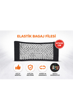 SOLVEKS ELASTİK CIRTLI BAGAJ FİLESİ 47X25 CM ADET