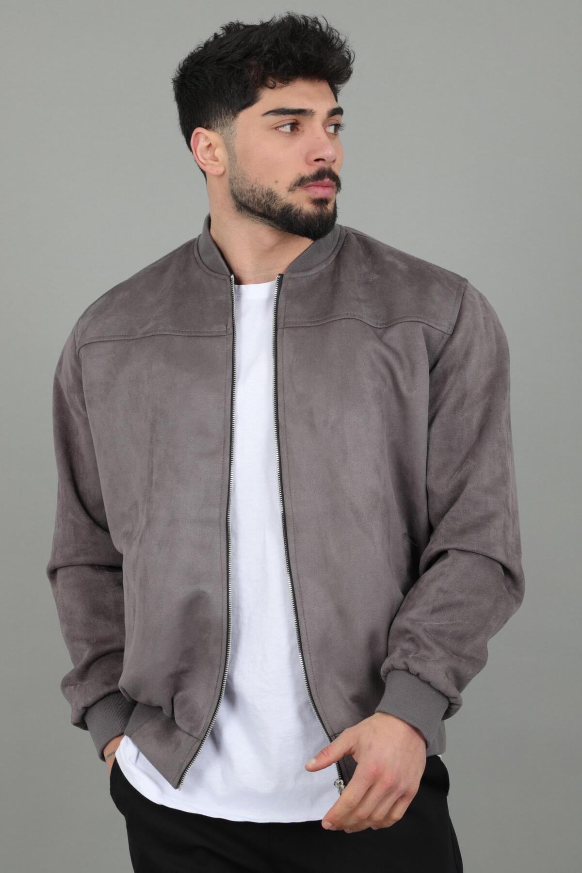 مانتو فصلی جیر الاستیک کمری یقه کالج BL 1711-60287 — رنگارنگ — تصویر 3 از 8