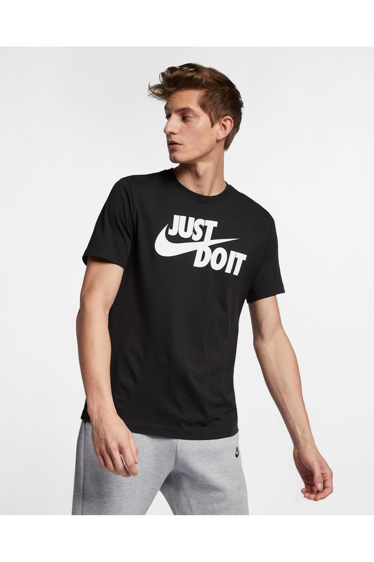 تی شرت مردانه طرح Just Do It Swoosh نایکی تی شرت ورزشی Nike