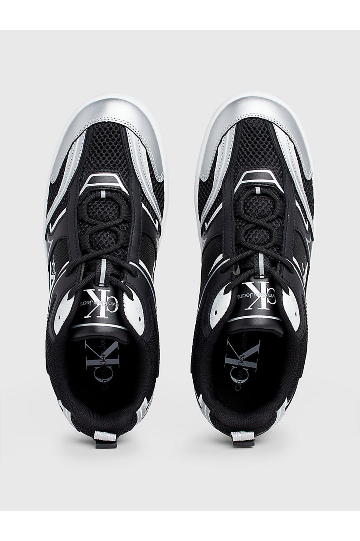 Calvin Klein  Siyah Kadın Deri Sneaker YW0YW013860GN - Görsel 3