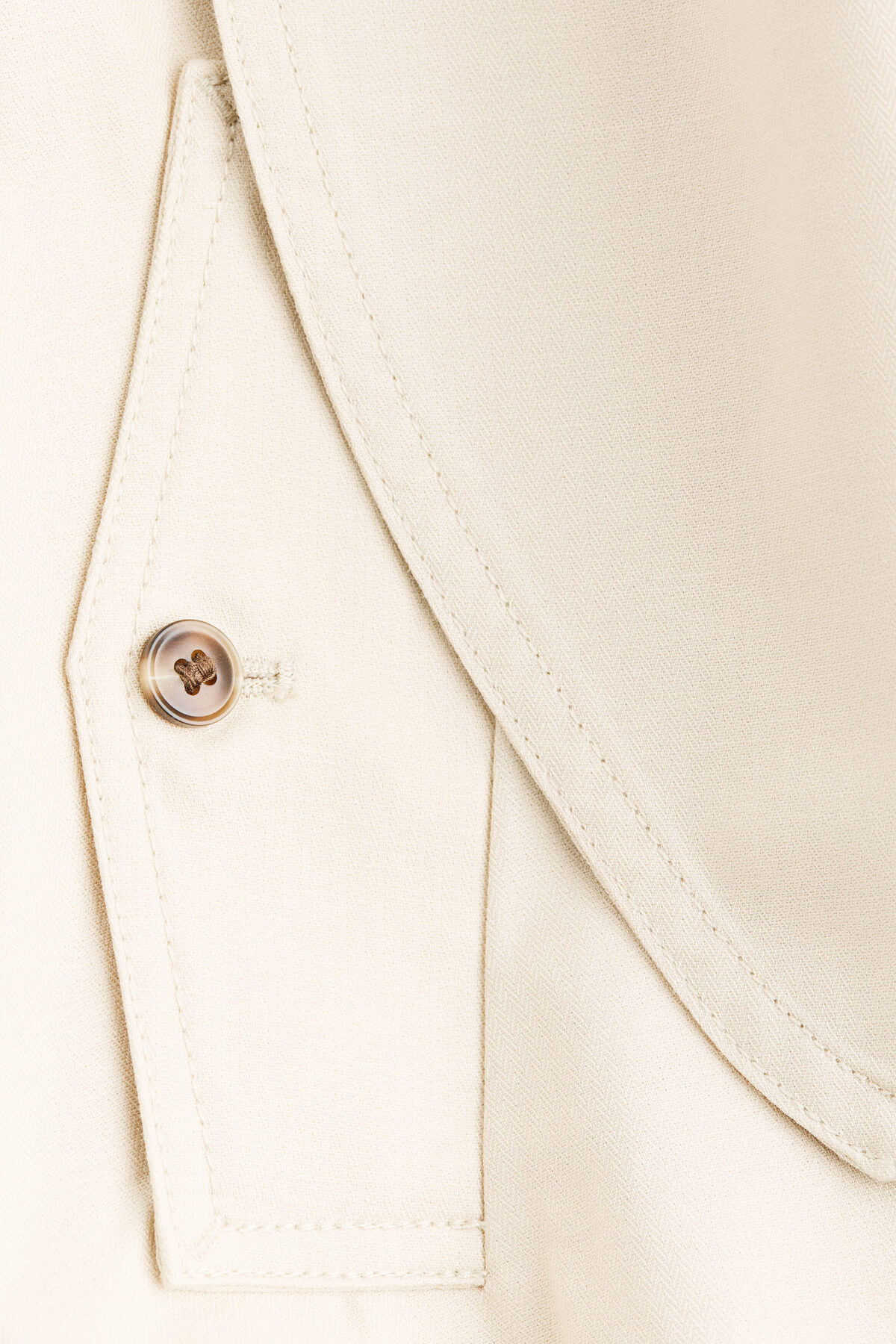 H&M  Keten Karışımlı ve Şal Yakalı Ceket - Görsel 6