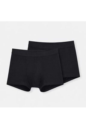 Dagi Siyah 2'Li Pamuk Boxer