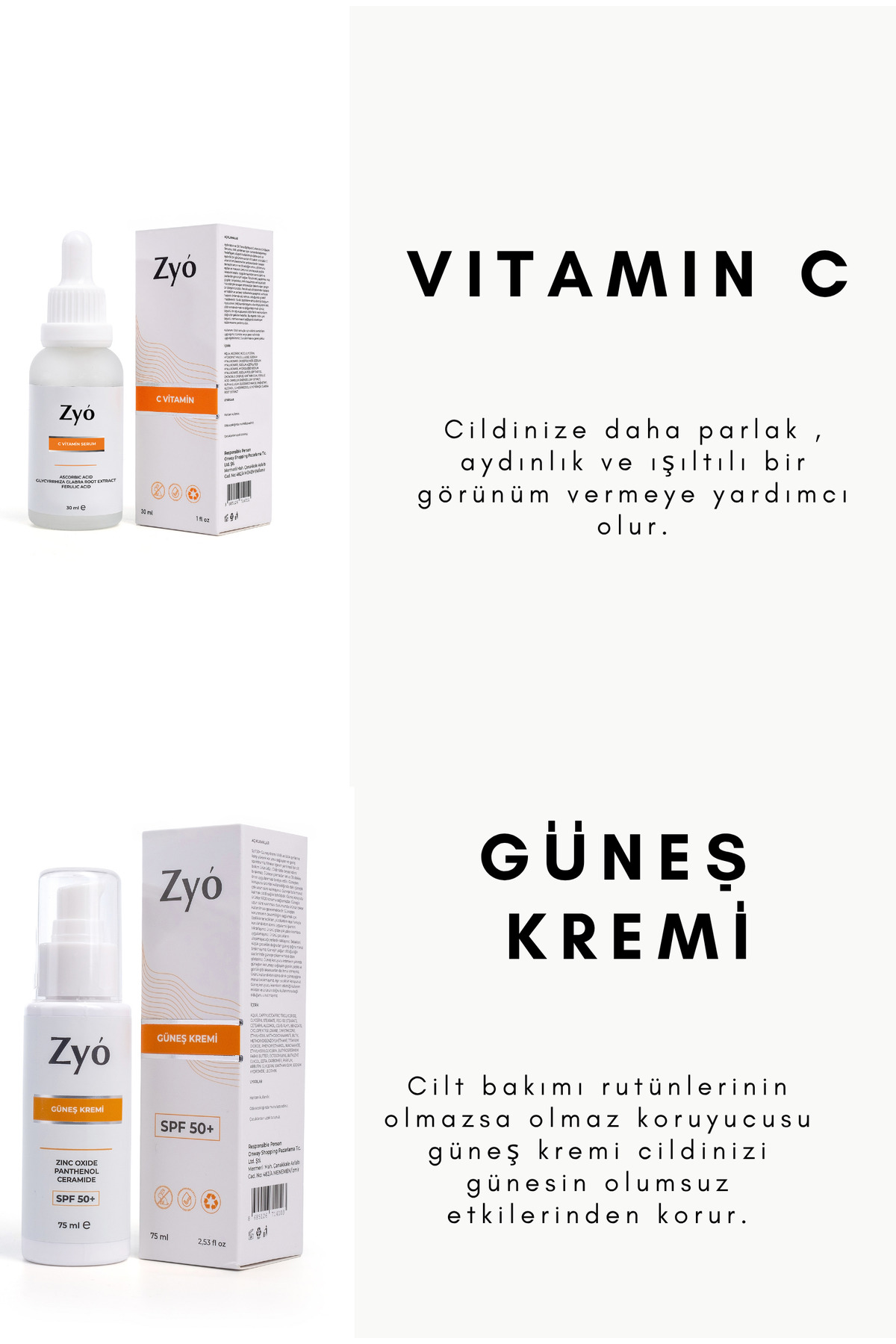 Işıltını Koru Güneş Kremi Ve C Vitamini 2li Set — gkcvit1122 — تصویر 2 از 6