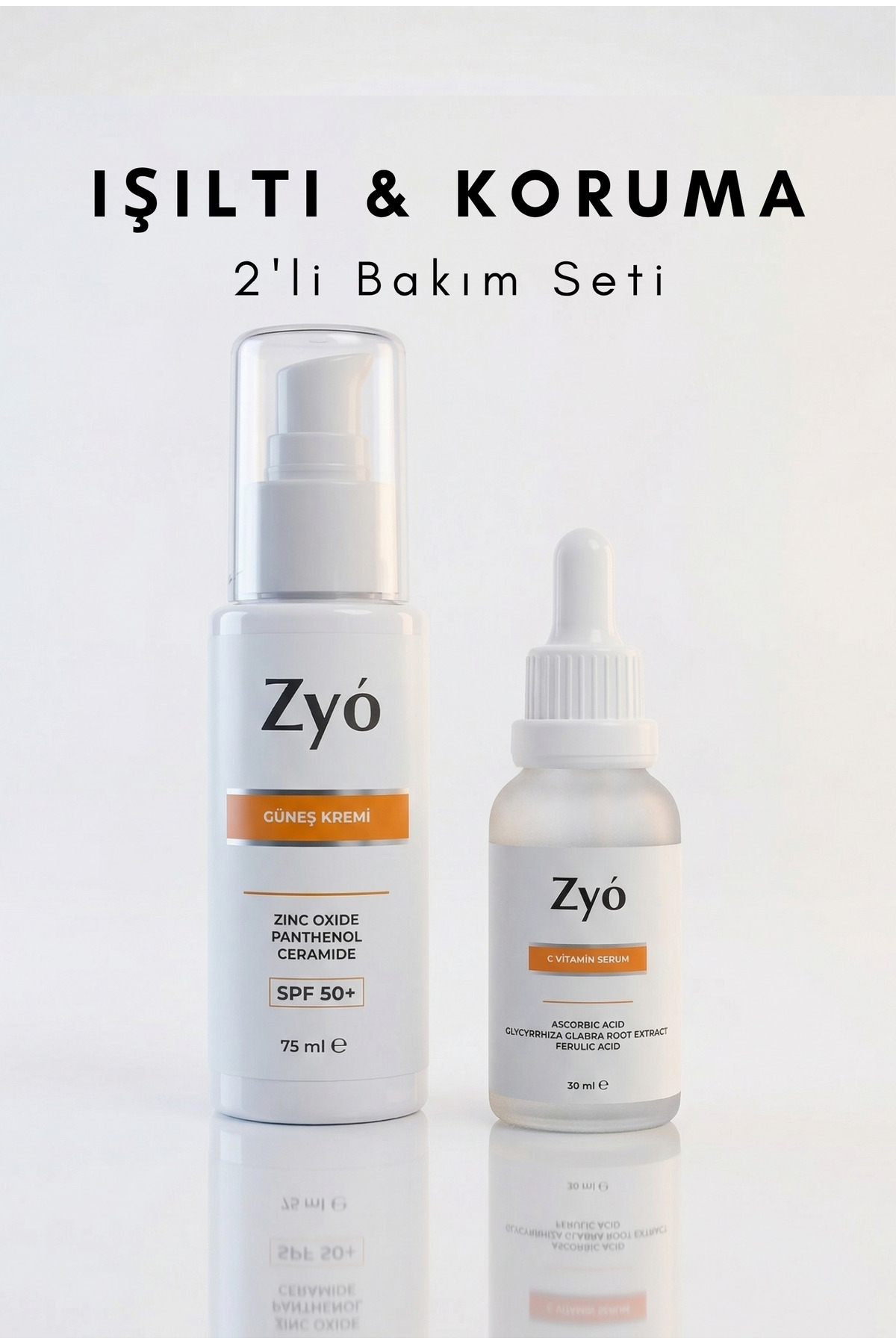 Zyo Işıltını Koru Güneş Kremi Ve C Vitamini 2li Set — gkcvit1122