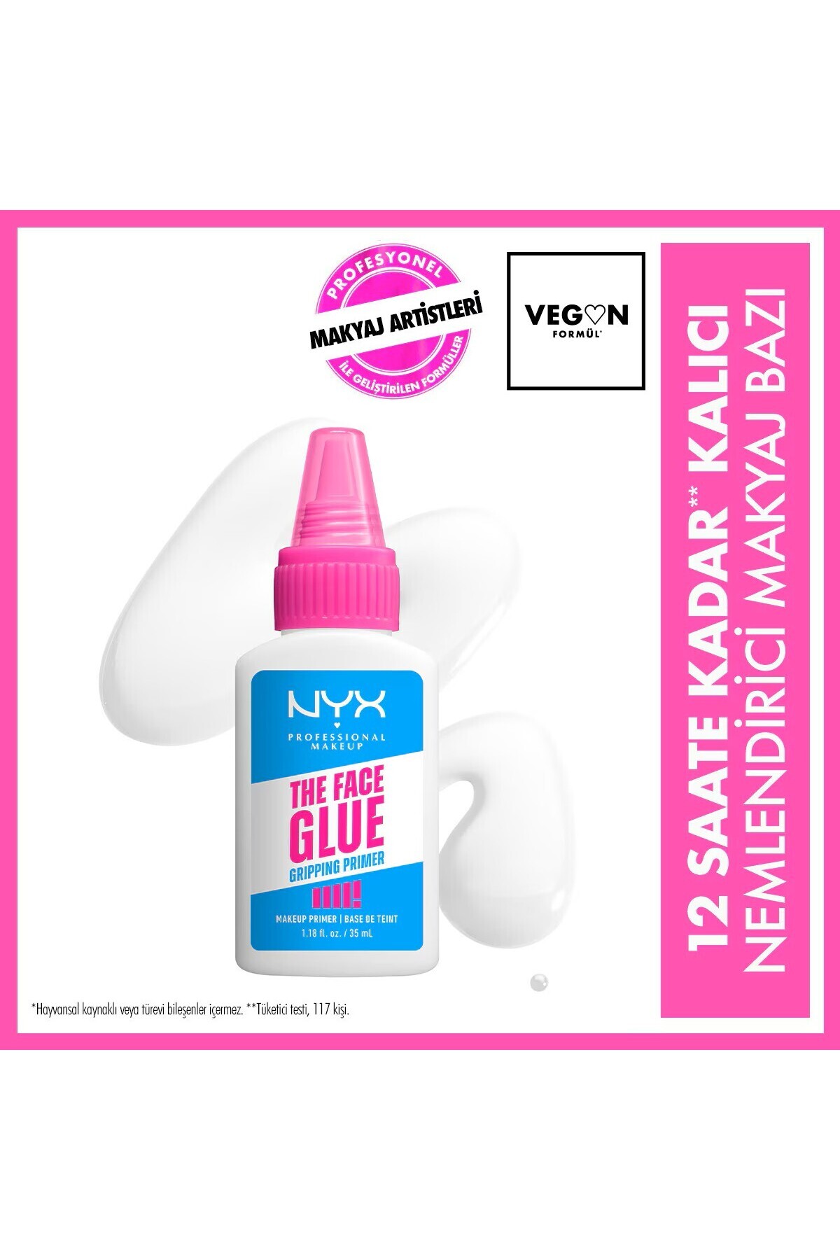 Professional Makeup Face Glue Makyaj Bazı — سفید MS103212332252