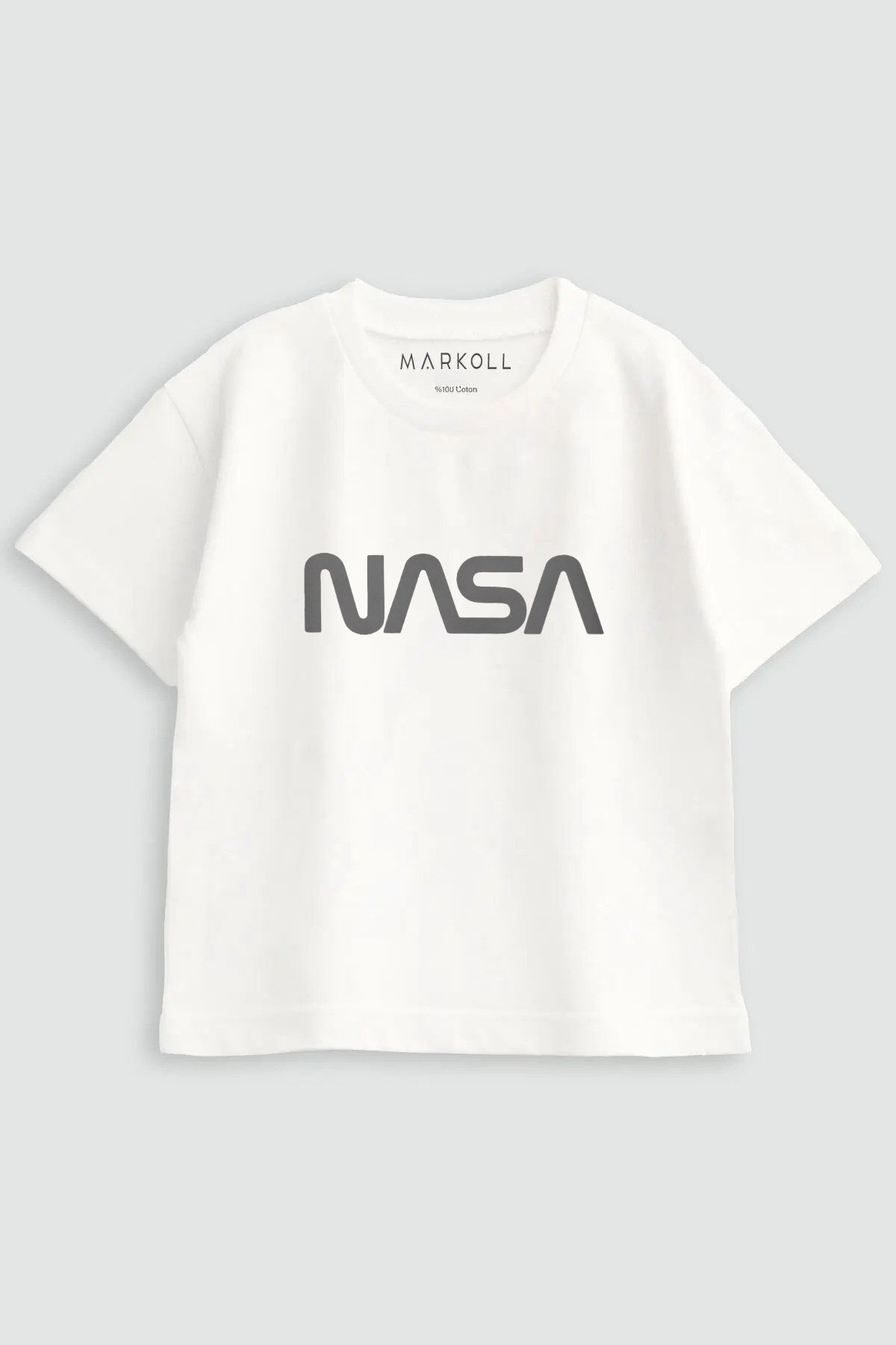 Boys NASA Printed T-Shirt 100% Cotton Space Themed (Ages 5-12)