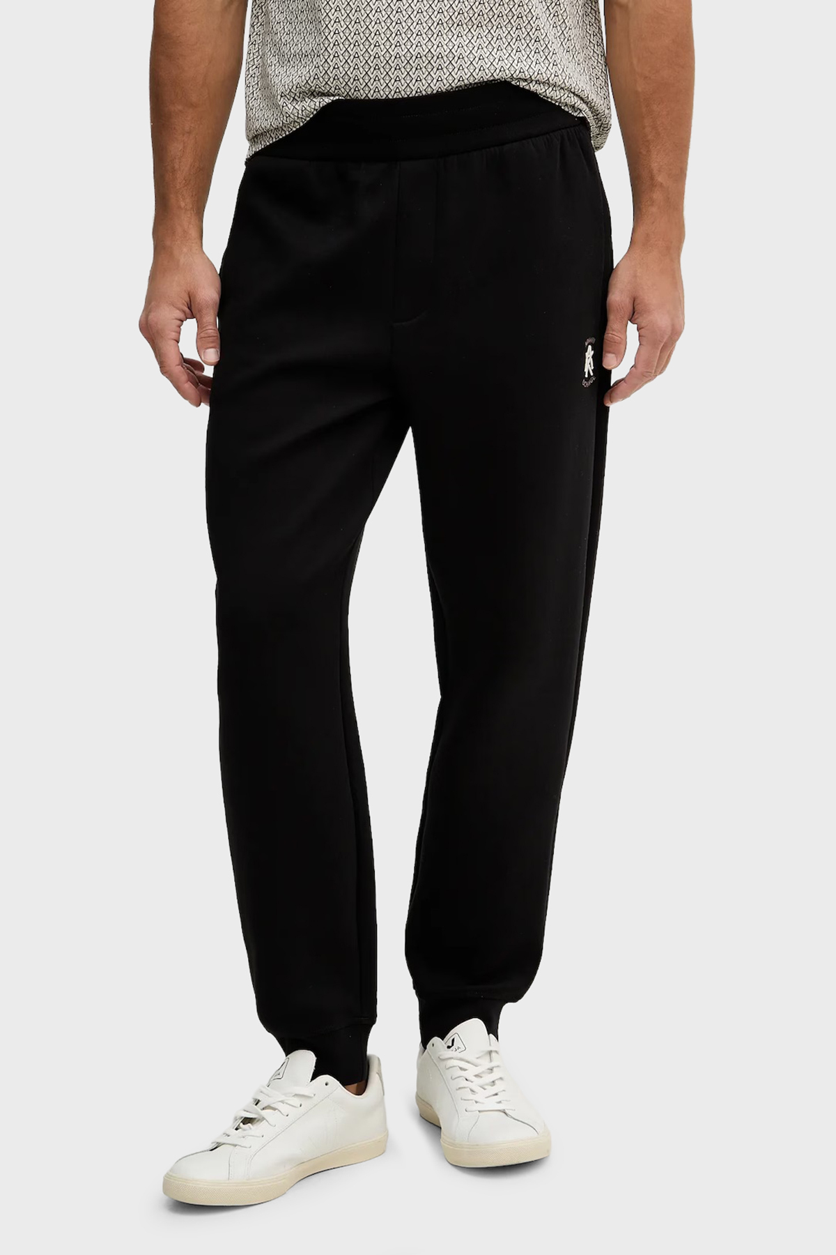 شلوار مردانه نخی کمر کشی معمولی مدل Jogger XM001778 AF10818 UC0 آرمانی اکسچنج شلوار Armani Exchange