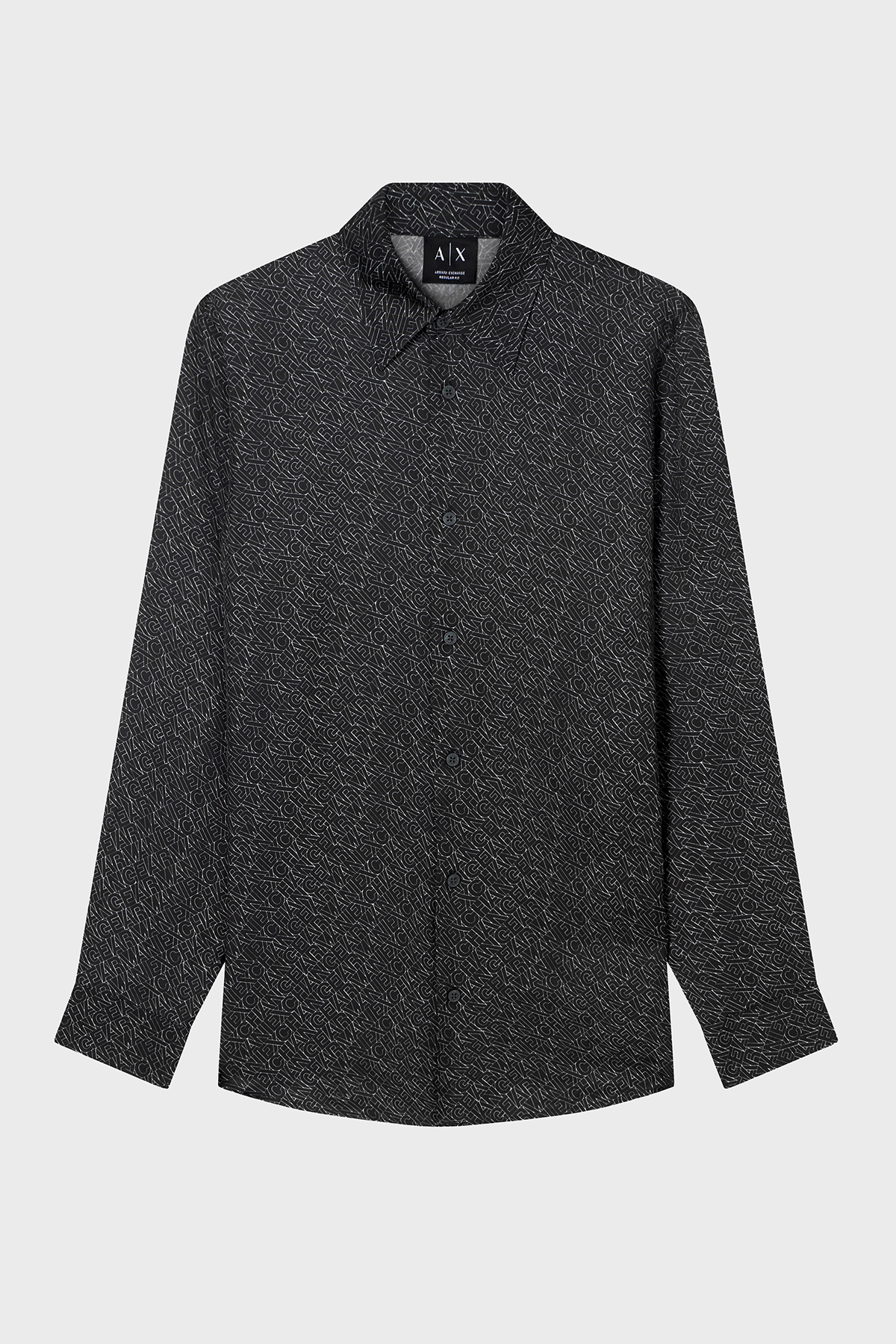پیراهن مردانه آستین بلند طرح لوگودار مدل AF13235 FC304 آرمانی اکسچنج پیراهن Armani Exchange