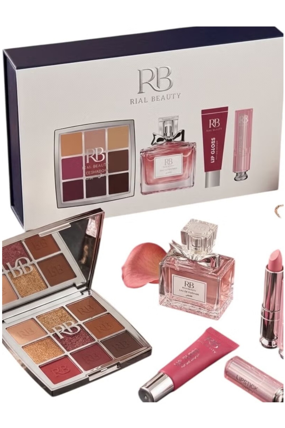طقم هدايا ظلال عيون + عطر فواح وبرائحة مميزه وثابت...