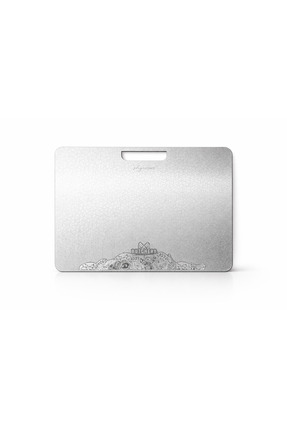 SHG HOME Paslanmaz Çelik Kasap Tipi Et Kesme Tahtası 30x40 cm Kurban Bayramı ...
