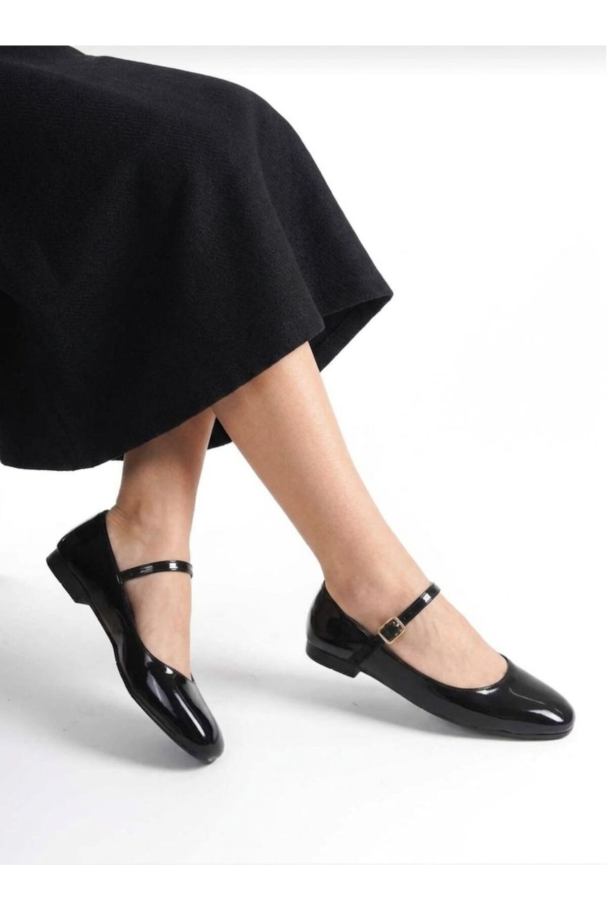 MAYA SHOES Babet Yuvarlak Burunlu Kapalı Ortopedik Yeni Sezon