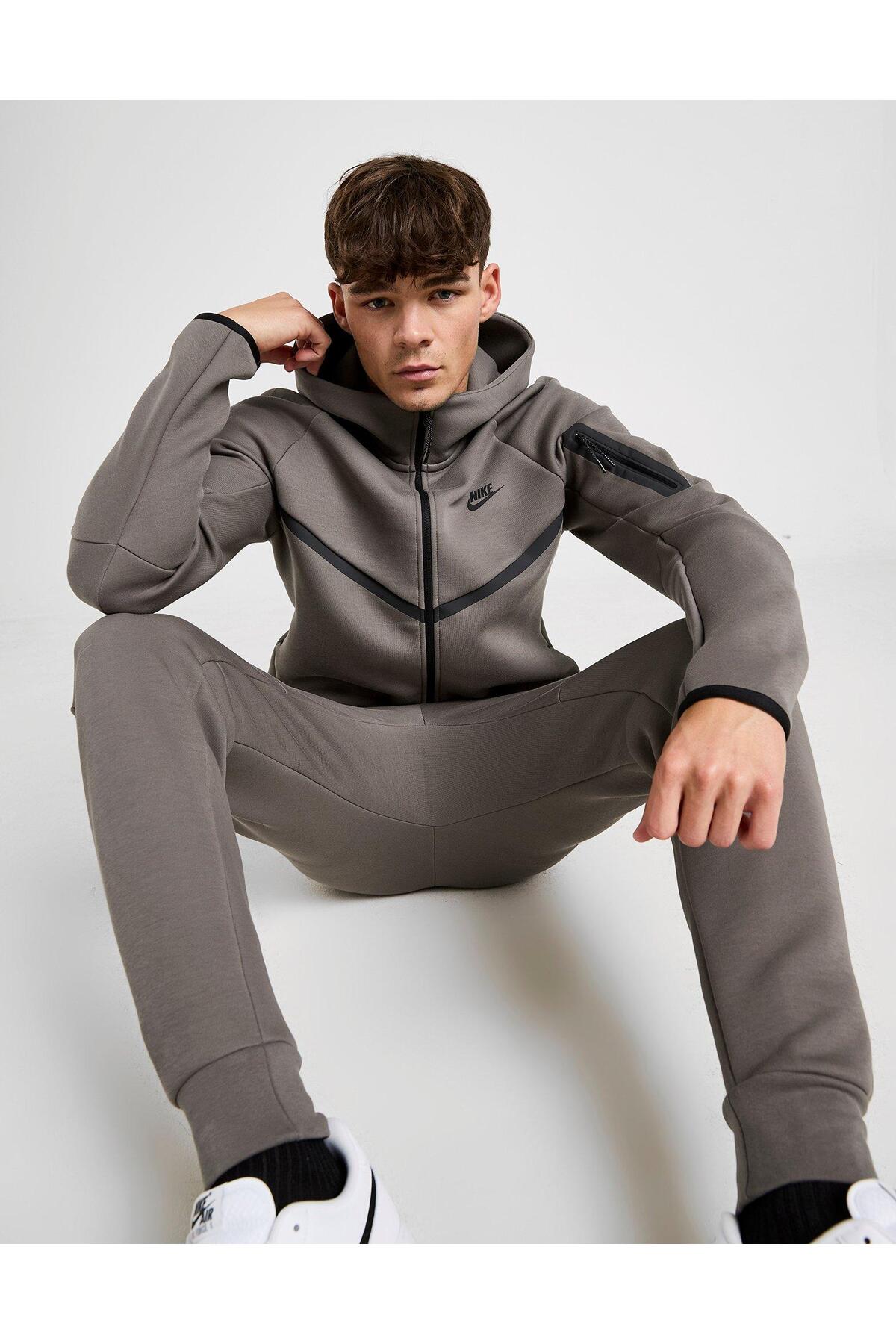 سویشرت مردانه زیپ‌دار Tech Fleece مدل Windrunner ASLAN SPORT نایکی سویشرت اسپرت Nike