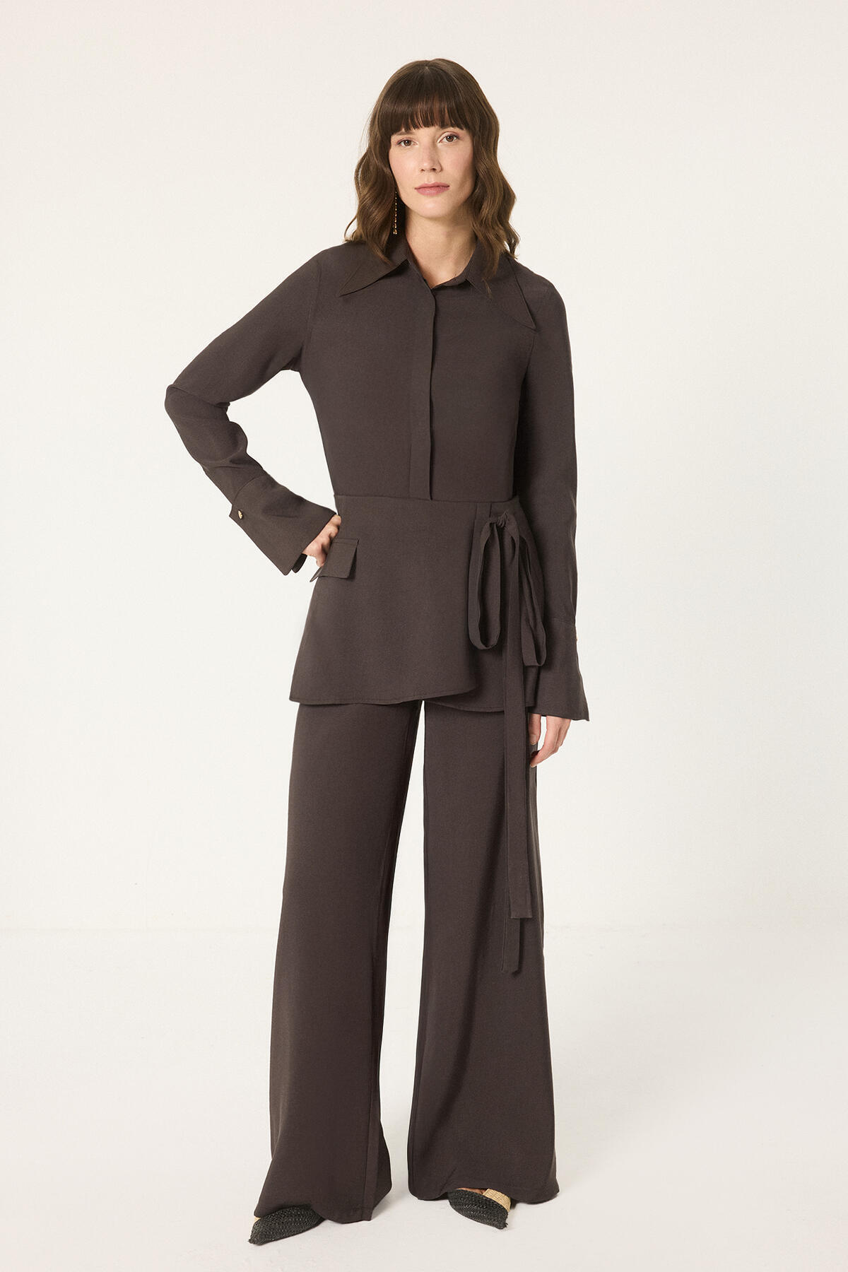 Touche Prive Kemer Designed Shirt and Pants Set