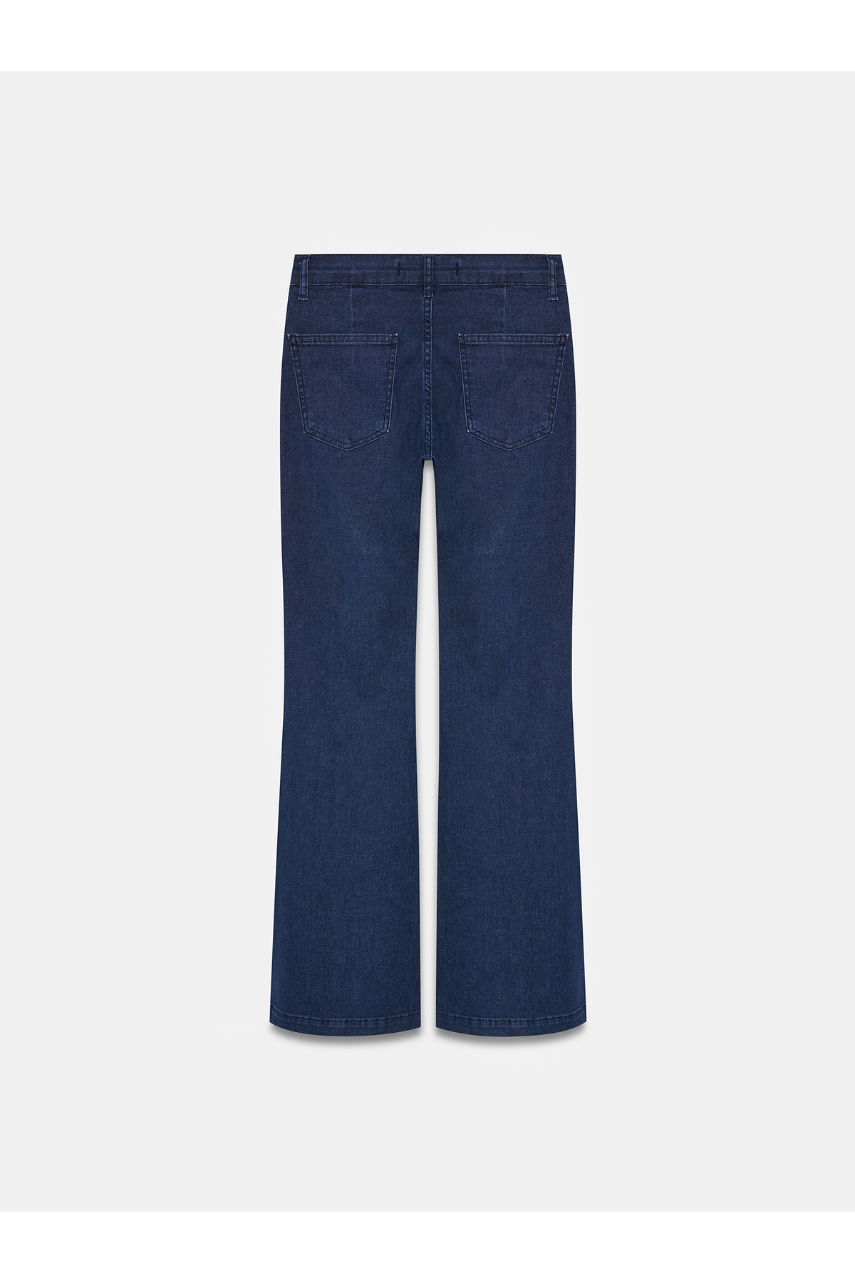 Dilvin 72309 Dikiş Detaylı Flare Jean-Lacivert görsel 6