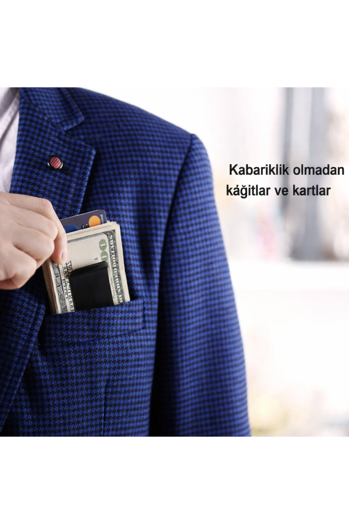 VEXORA GLOBAL Para Klipsi (Money Clip), Nakit ve Kredi Kartı için, Paslanmaz Çelik, Slim & Hafif görsel 6