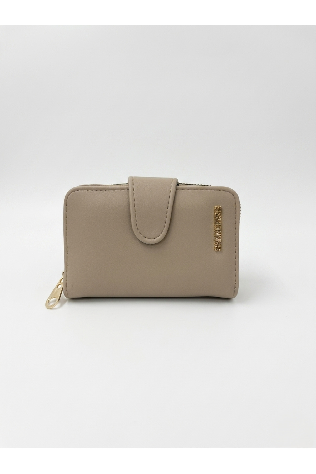 Women's Stylish Faux Leather Wallet with Zipper and Snap Split S-2003