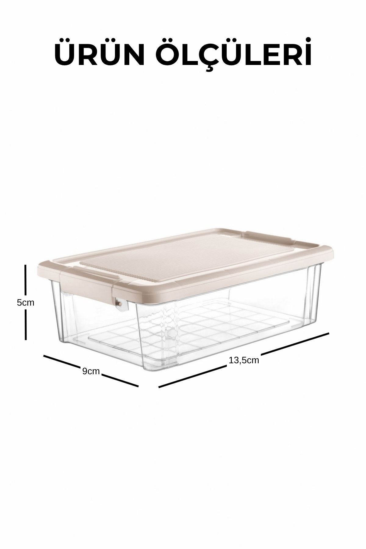Nandy Home 6'lı Set 0,5Lt. Decobox Çok Amaçlı Saklama Kabı