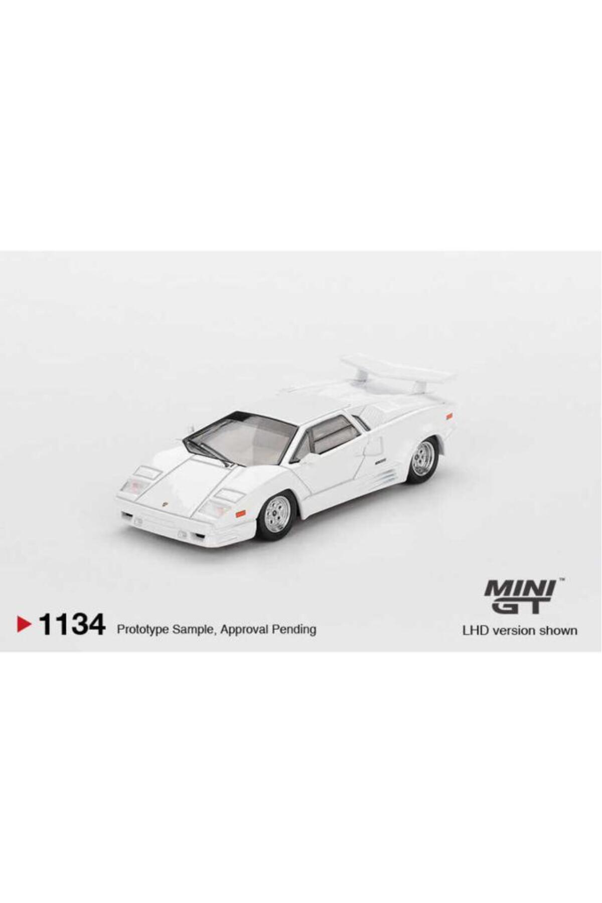 mini gt Mini-Gt Lamborghini Countach 25th Anniversary Beyaz 1/64