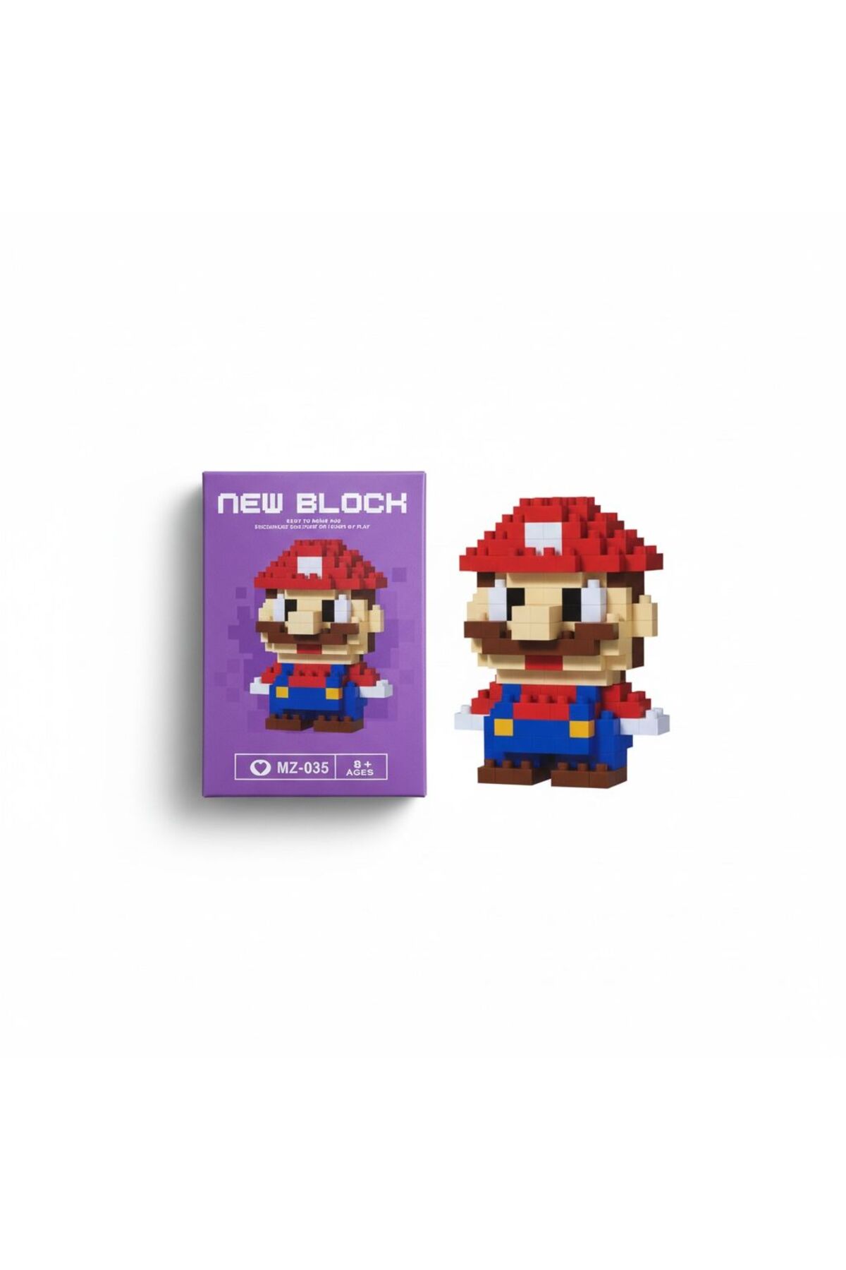 MEGOLA STORE Mario Blok Oyuncak Seti – 8+ Yaş, Koleksiyonluk Mini