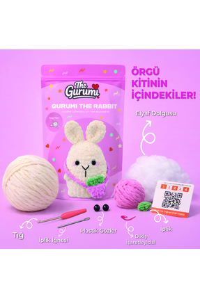 The Gurumi Tavşan - Yeni Başlayanlar İçin Tavşan Amigurumi Örgü Kiti - Videol...