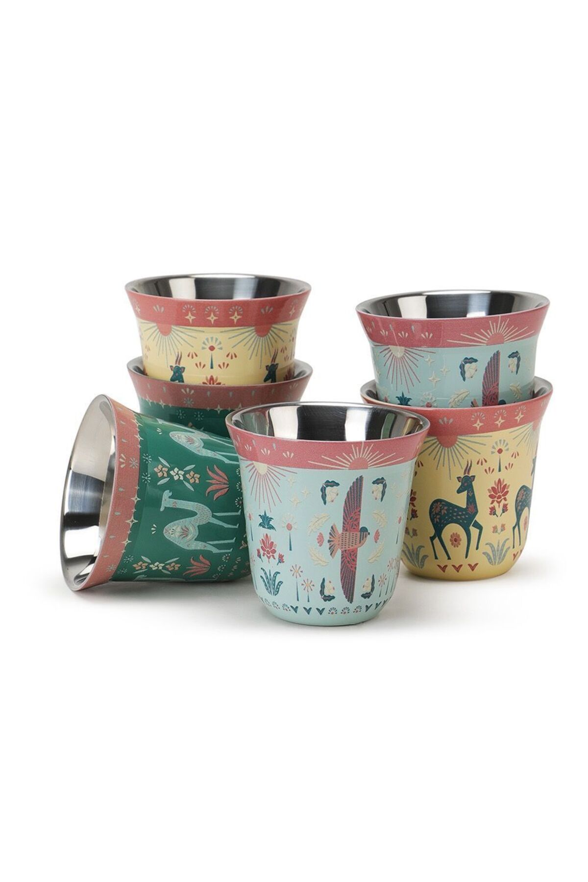 مجموعة أكواب نيتشر كوليكشن من 6 قطع - 80 مل - (متع...