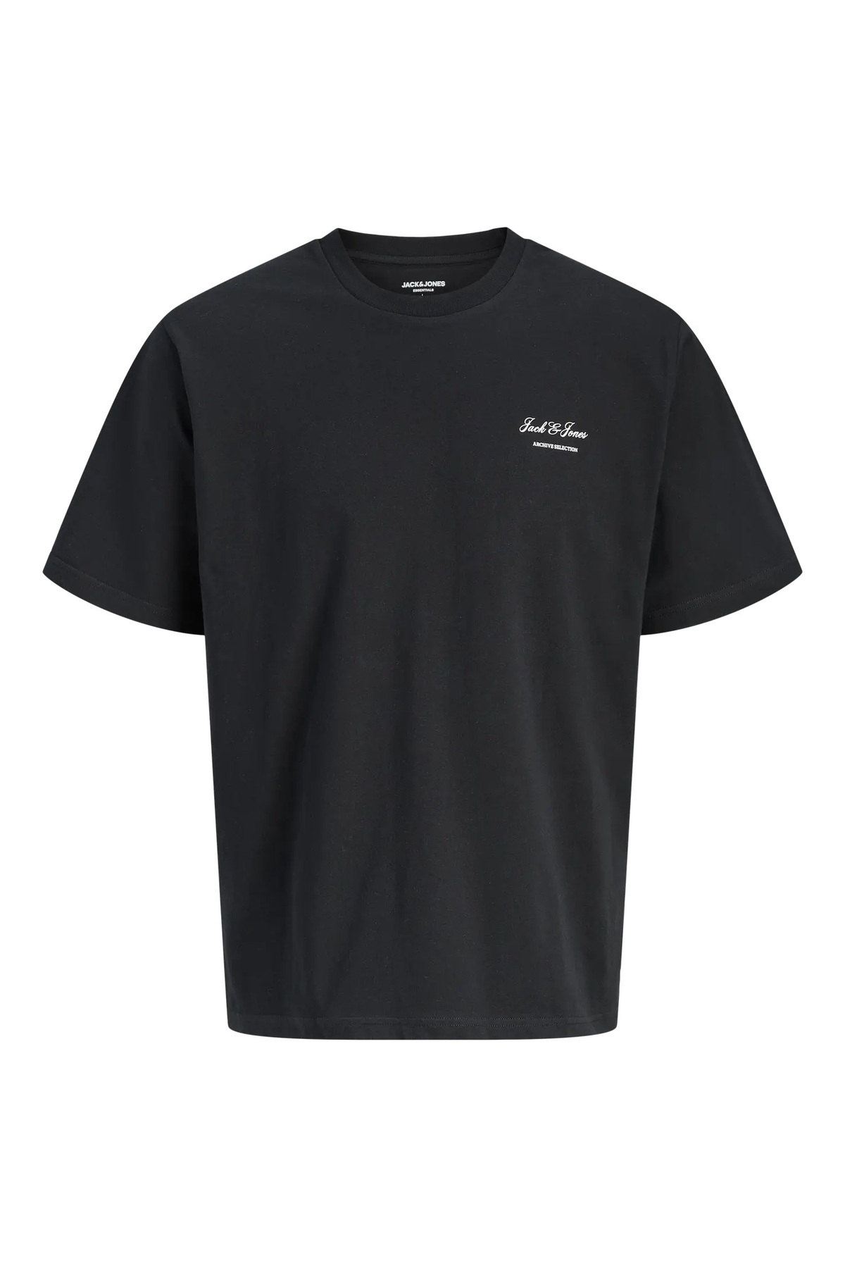 یقه گرد مشکی سایز بزرگ جک اند جونز تی شرت بزرگ سایز Jack & Jones