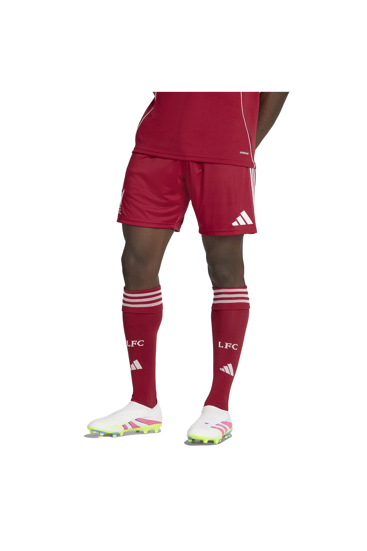 adidas Liverpool FC 2025/26 İç Saha Erkek Kırmızı Futbol Şort