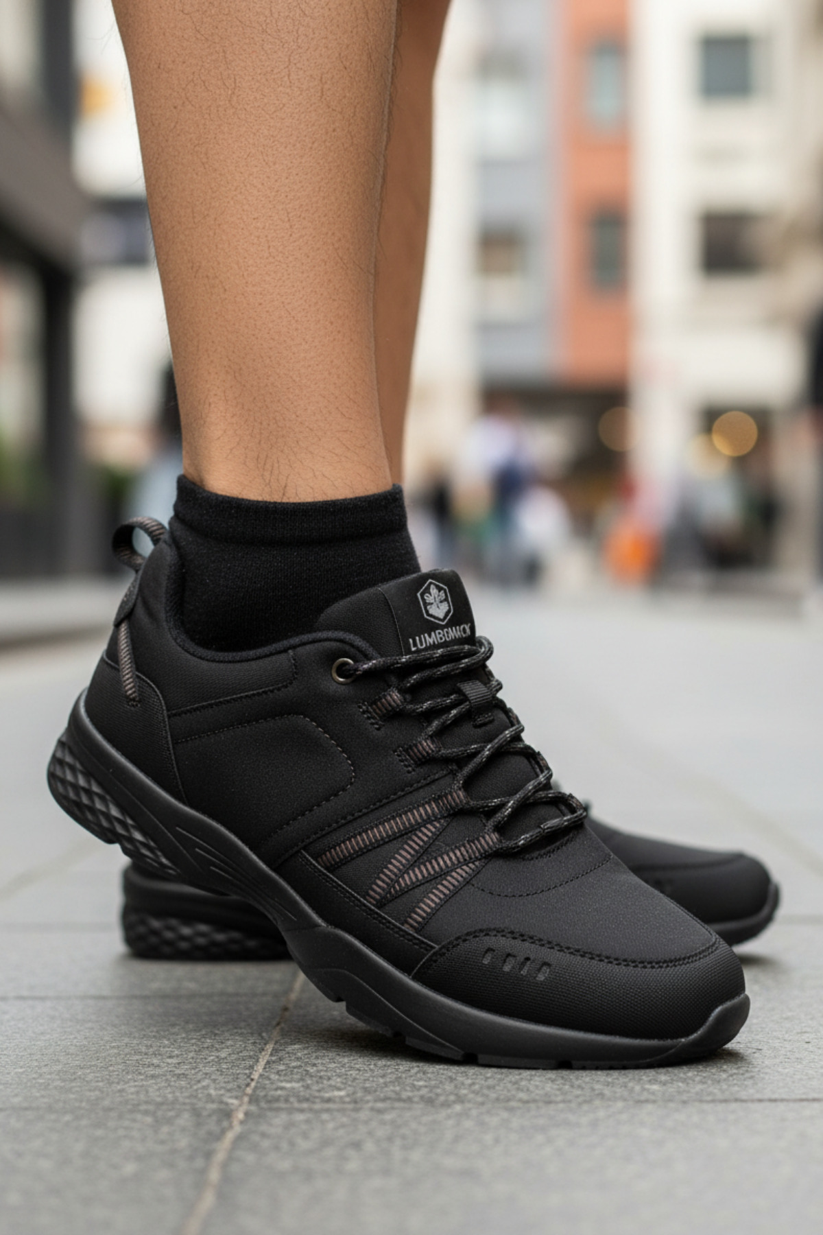 minatan Lumberjack MN-2632 Siyah Erkek Comfort Günlük Sneaker Ayakkabı
