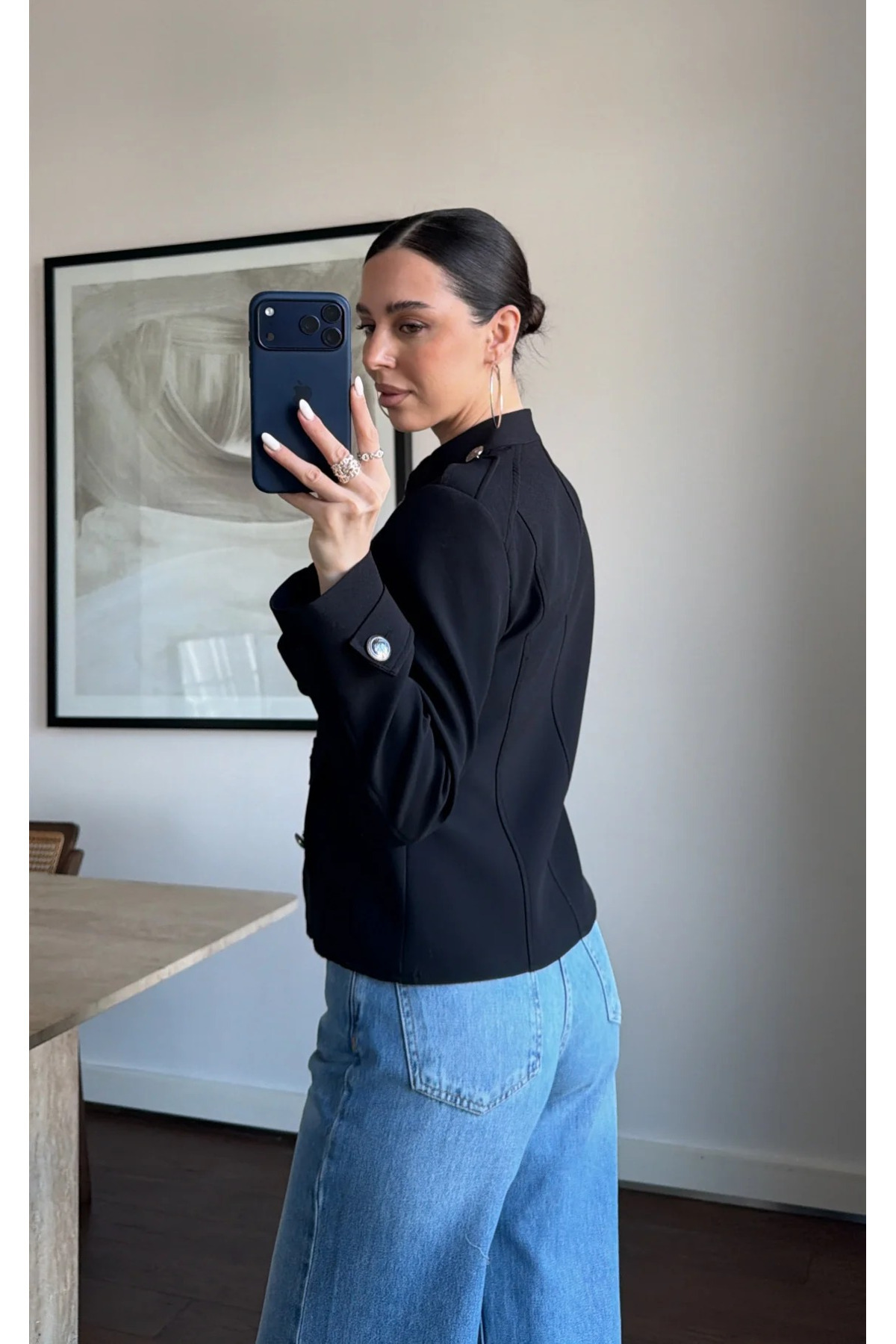My Blog Black Napoleon Blazer Jacket - 9729- Trendyol